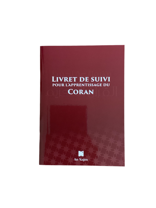 Livret de suivi pour l’apprentissage du coran - MUWAHHID