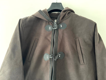 Djellaba algérienne traditionnelle à capuche - marron chocolat - MUWAHHID